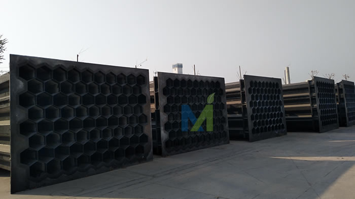 Anode System of Wet Electrostatic Precipitator Awaiting Shipment