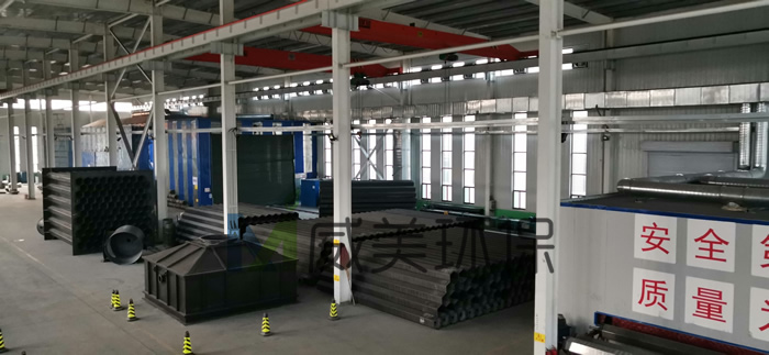 Production workshop for Weimei fiberglass anode tubes